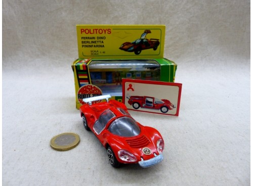 Politoys Export 589 Ferrari Dino Pininfarina Boite