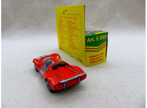 Politoys Export 589 Ferrari Dino Pininfarina Near Mint Boite