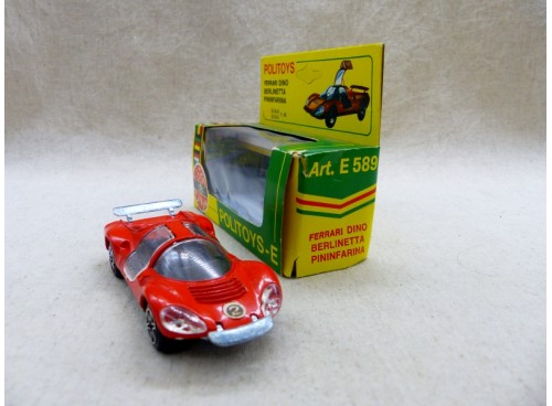 Politoys Export 589 Ferrari Dino Pininfarina Near Mint Boite
