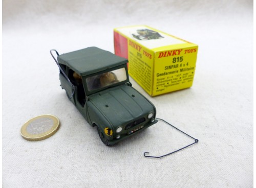 Dinky Toys 815 Sinpar 4x4 gendarmerie militaire near Mint Boite