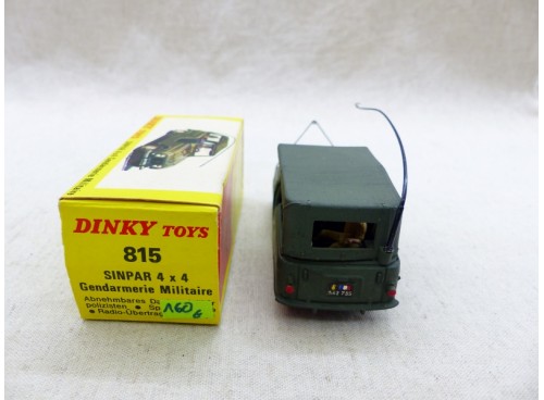 Dinky Toys 815 Sinpar 4x4 gendarmerie militaire near Mint Boite