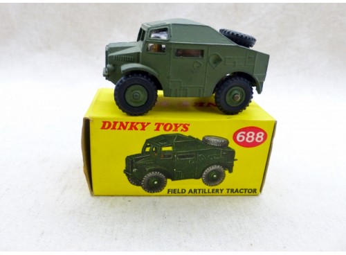 miniature auto Dinky Toys 688 Field Artillerie Tractor - Tracteur d'Artillerie avec Boite