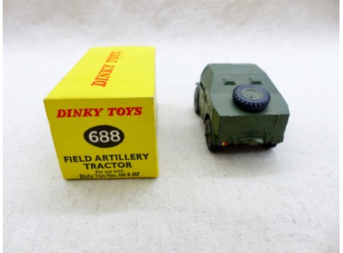 Dinky Toys 688 Field Artillerie Tractor - Tracteur d'Artillerie avec Boite