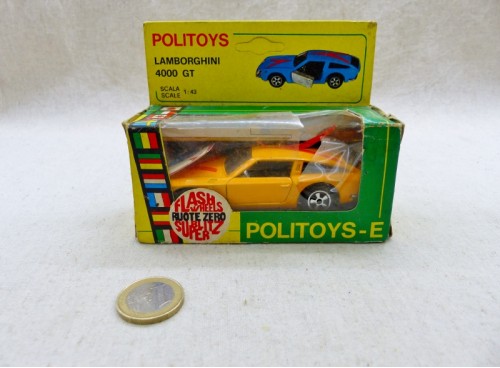 Politoys Export 557 Lamborghini 4000 GT avec Boite
