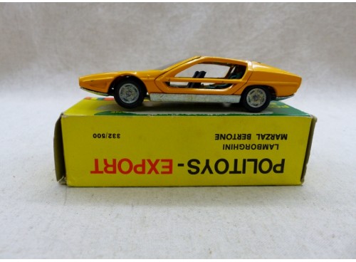 Politoys Export 568 Lamborghini Marzal Berton Near Mint Boite