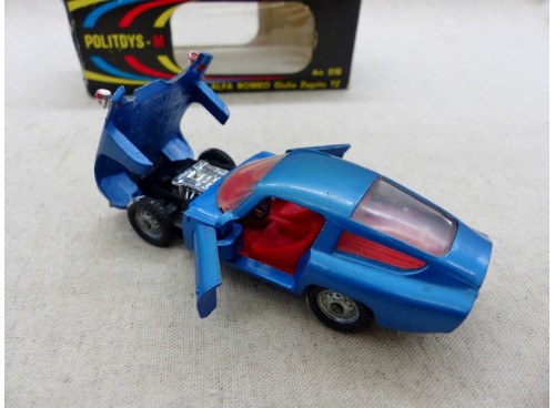 Politoys 516 Alfa Romeo Giulia Zagato TZ TBE avec Boite