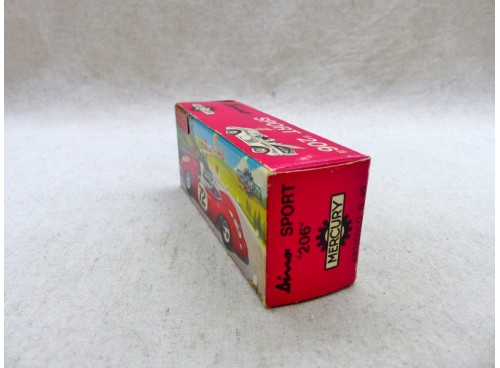 Mercury 45 Ferrari Dino Sport "206" Boite vide seule