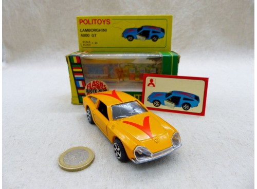 miniature auto Politoys 557 Lamborghini 4000 GT Neuve Boite (2)