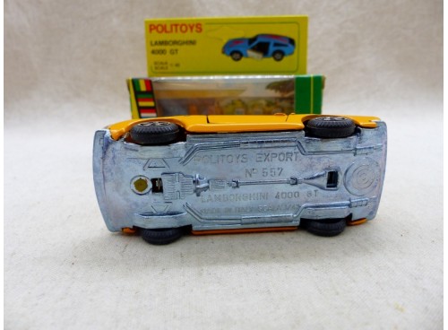 Politoys 557 Lamborghini 4000 GT Neuve Boite (2)