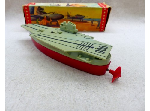 miniature Lehmann 906 Porte Avion Mars avec boite vue arrière