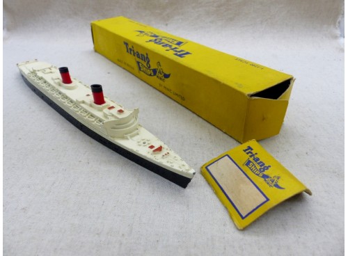Minic Tri-Ang M702 Paquebot R.M.S. Queen Elizabeth détail boite