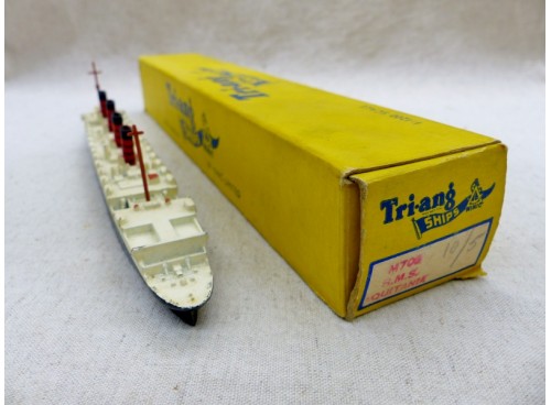Minic Tri-Ang M705 Paquebot R.M.S. Aquitania TBE Boite