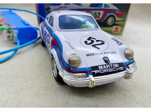 voiture miniature BANDAI 2041 Rarissime Porsche 911 Filoguidée Near Mint Boite Japon