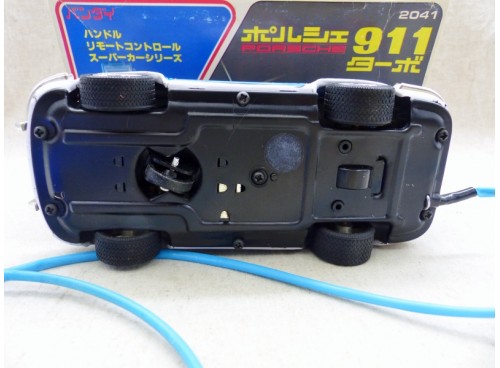 BANDAI 2041 Rarissime Porsche 911 Filoguidée Near Mint Boite Japon dessous