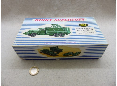 Dinky SuperToys 884 Camion Militaire Brockway Poseur de Pont NM
