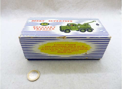 Dinky SuperToys 661 Recovery Truck Dépanneuse Militaire Near Mint Boite