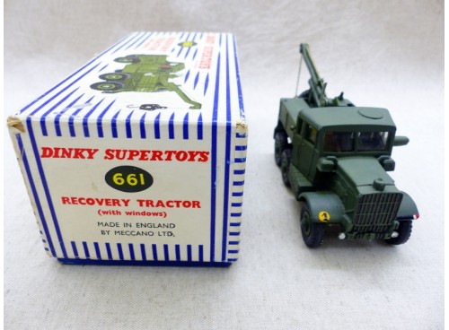 Dinky SuperToys 661 Recovery Truck Dépanneuse Militaire Near Mint Boite