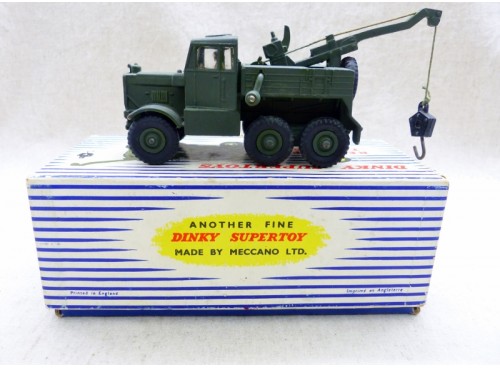 Dinky SuperToys 661 Recovery Truck Dépanneuse Militaire Near Mint Boite