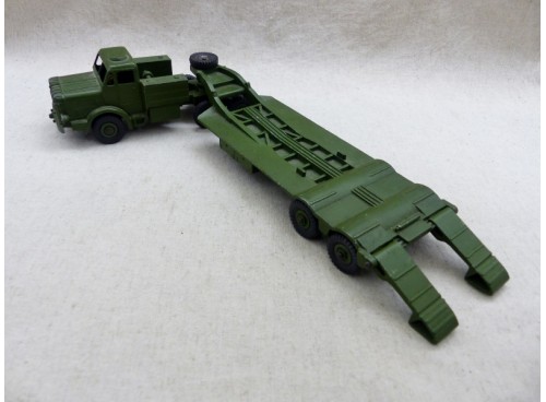 Dinky SuperToys 660 Camion militaire Thornycroft Mighty Antar Transport de Char
