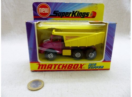 Matchbox KingSize K-4 Super Kings Big Tipper Camion Benne NM Boite
