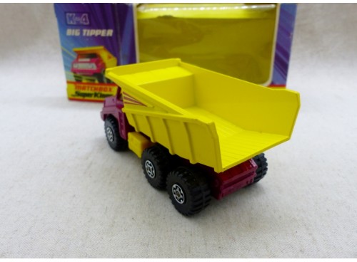 Matchbox KingSize K-4 Super Kings Big Tipper Camion Benne NM Boite