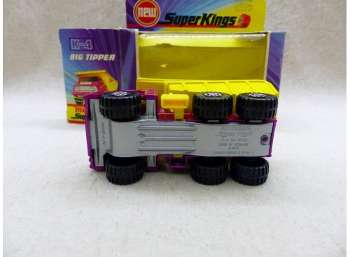 Matchbox KingSize K-4 Super Kings Big Tipper Camion Benne NM Boite