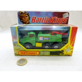 Matchbox KingSize K-110 BattleKings Camion Dépannage Militaire - Recovery Vehicle Neuf Boite