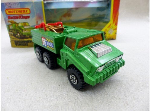 Matchbox KingSize K-110 BattleKings Camion Dépannage Militaire - Recovery Vehicle Neuf Boite