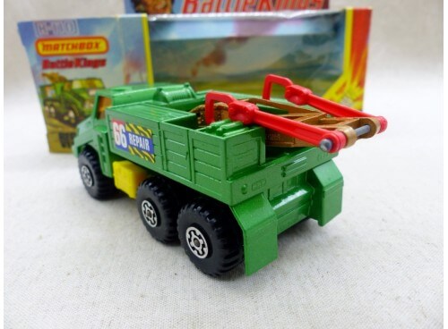 Matchbox KingSize K-110 BattleKings Camion Dépannage Militaire - Recovery Vehicle Neuf Boite
