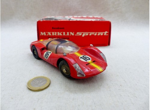 Märklin Sprint 1305 Porsche Carrera 6 avec Boite
