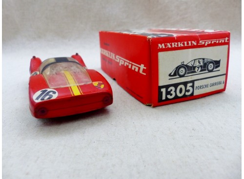 Märklin Sprint 1305 Porsche Carrera 6 avec Boite
