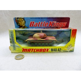 Matchbox Battlekings K-102 Char militaire M48-A2 Near Mint Boite