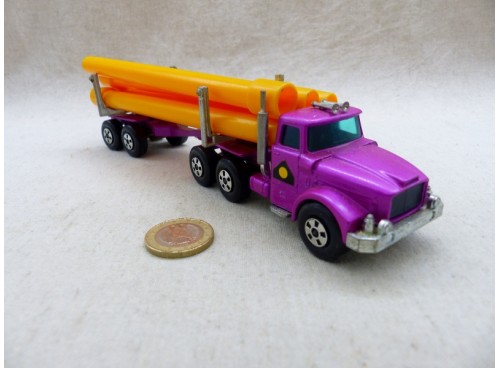 Matchbox King Size K-10 Camion Scammel Transport de Tuyau - Pipe Truck