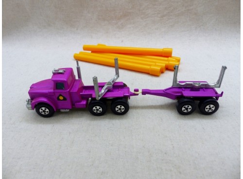 Matchbox King Size K-10 Camion Scammel Transport de Tuyau - Pipe Truck