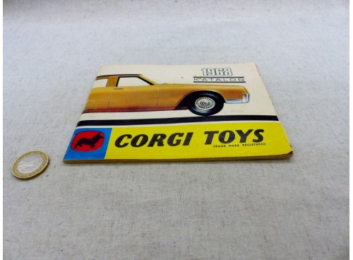 Catalogue Corgi 1968 Rare Version Allemande