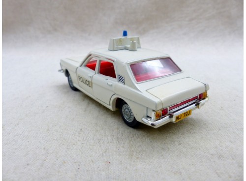 Dinky Toys 255 Ford Zodiac Police, Rare Chassis Jaune
