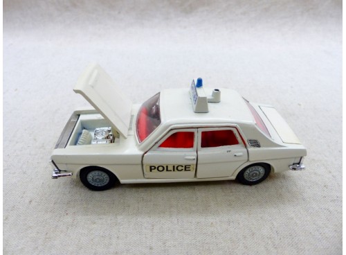 Dinky Toys 255 Ford Zodiac Police, Rare Chassis Jaune