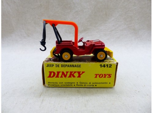 Dinky Toys 1412 Jeep de Dépannage en excellent état avec sa boîte d'origine