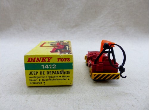 Dinky Toys 1412 Jeep de Dépannage en excellent état avec sa boîte d'origine