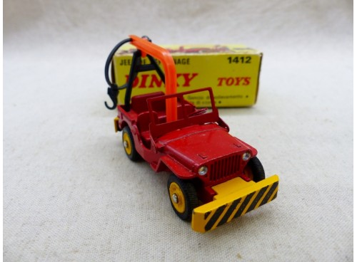 Dinky Toys 1412 Jeep de Dépannage en excellent état avec sa boîte d'origine