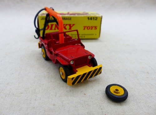 Dinky Toys 1412 Jeep de Dépannage en excellent état avec sa boîte d'origine