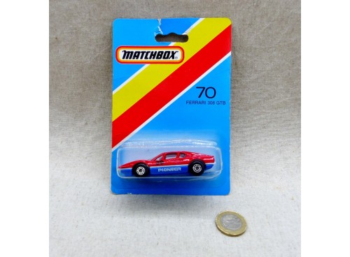 Matchbox Superfast MB70 Ferrari 308 GTB Pioneer Neuve sous Blister