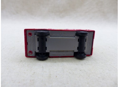 Matchbox Superfast MB57 Land Rover Fire Truck Kent Brigade Excellent !