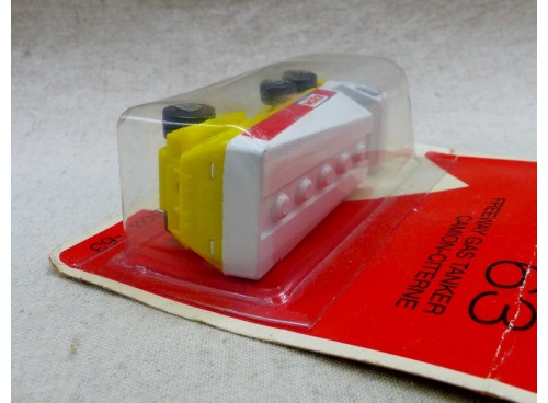 Matchbox Superfast MB63 Freeway Gas Tanker Camion Citerne Exxon Rare, Neuf sous Blister