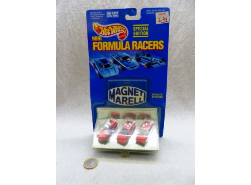 Hot Wheels 4391-0910 Mini Formula Racers Ferrari neuf sous Blister