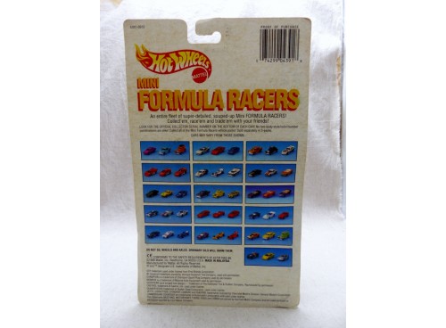 Hot Wheels 4391-0910 Mini Formula Racers Ferrari neuf sous Blister