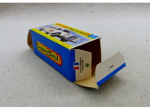 Matchbox Superfast MB3 Mercedes Benz Binz Ambulance Excellent Etat / Boite