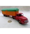Dinky SuperToys France 36B Willeme Semi-Remorque Bachée, Tractor with Covered Trailer