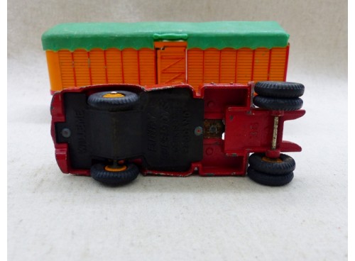 Dinky SuperToys France 36B Willeme Semi-Remorque Bachée, Tractor with Covered Trailer