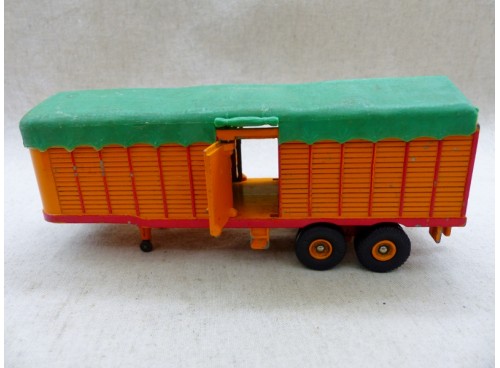 Dinky SuperToys France 36B Willeme Semi-Remorque Bachée, Tractor with Covered Trailer